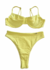 Biquíni Noronha amarelo manteiga - Meia taça + calcinha hot pants na internet