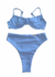 Biquíni Noronha Baby Blue - Meia taça + calcinha hot pants - comprar online