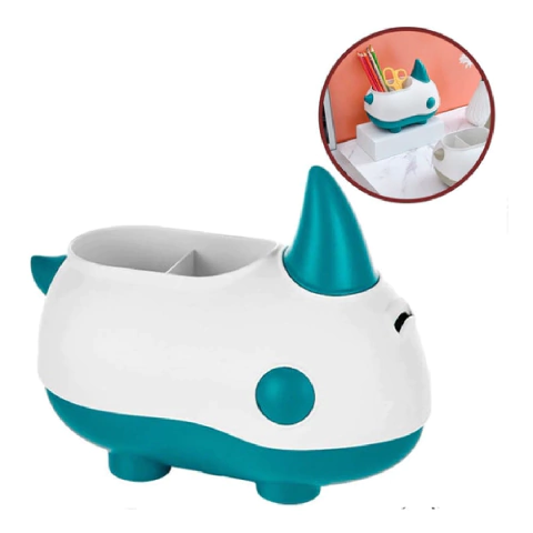 Organizador Multifunción Escritorio Cosmeticos Alcancia Rino