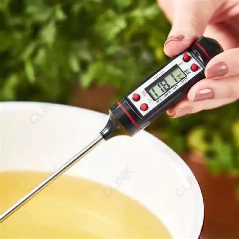 Termómetro digital de cocina para líquidos. Medición rápida y precisa, ideal para bebidas, sopas y recetas que requieren temperatura exacta