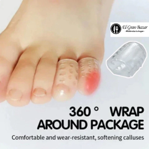 Protector de dedo de silicona, funda anti callos y ampollas. Flexible, cómodo y duradero. Ideal para proteger dedos y evitar rozaduras