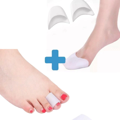 KIT PUNTERAS SILICONA PUNTAS PROTECTORA X2 + SEPARADOR DE DEDO DE SILICONA X2