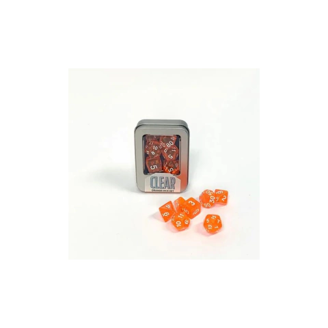 Kit de Dados: Clear - Orange