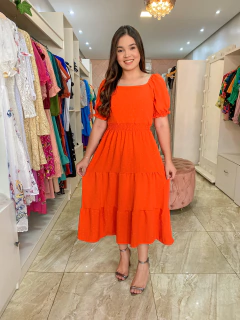 Vestido Aline (laranja)