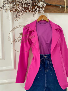 Blazer Diana Alfaiataria (Pink )