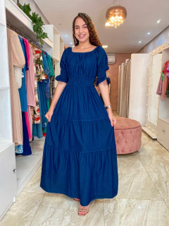 Vestido longo jeans ester