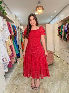 Vestido Jardiele (vermelho)