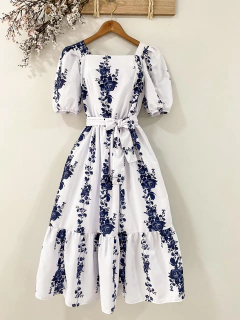 Vestido Estefânia (marinho )