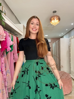 Blusa tricô modal