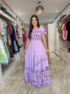 Vestido Estela estampado