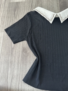 Blusa Suzi semi cropped tricô modal - Precciosamodas.com.br