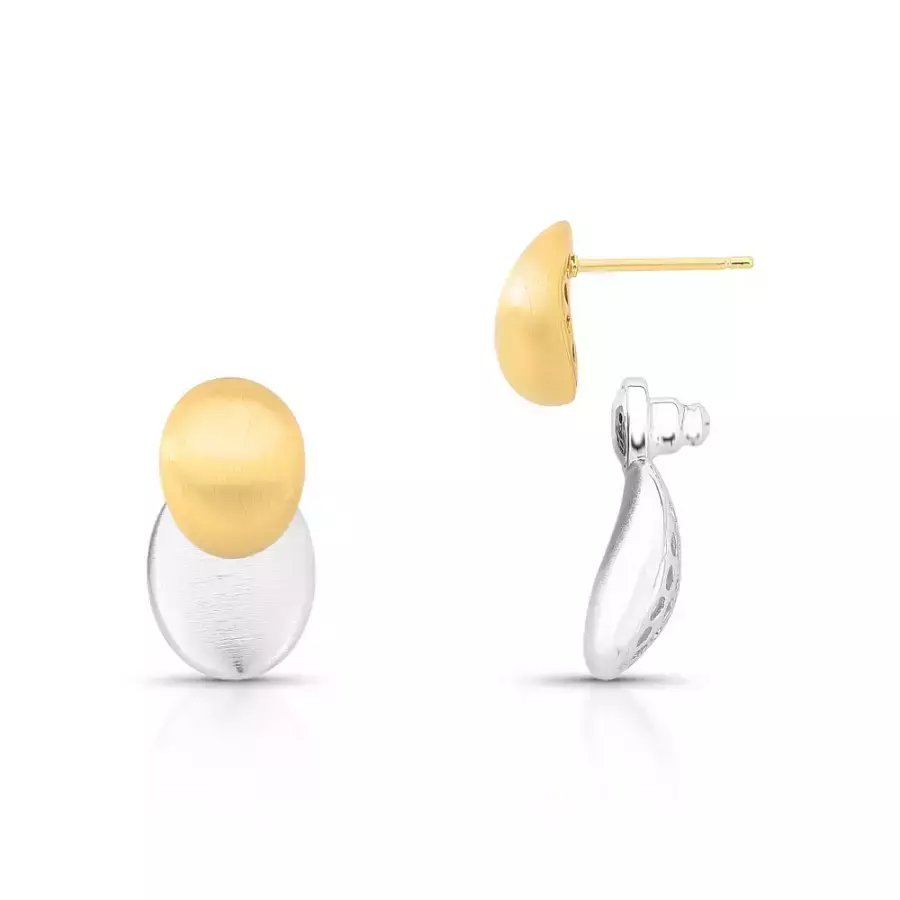 Brinco Ear Jacket Bicolor | Fosco