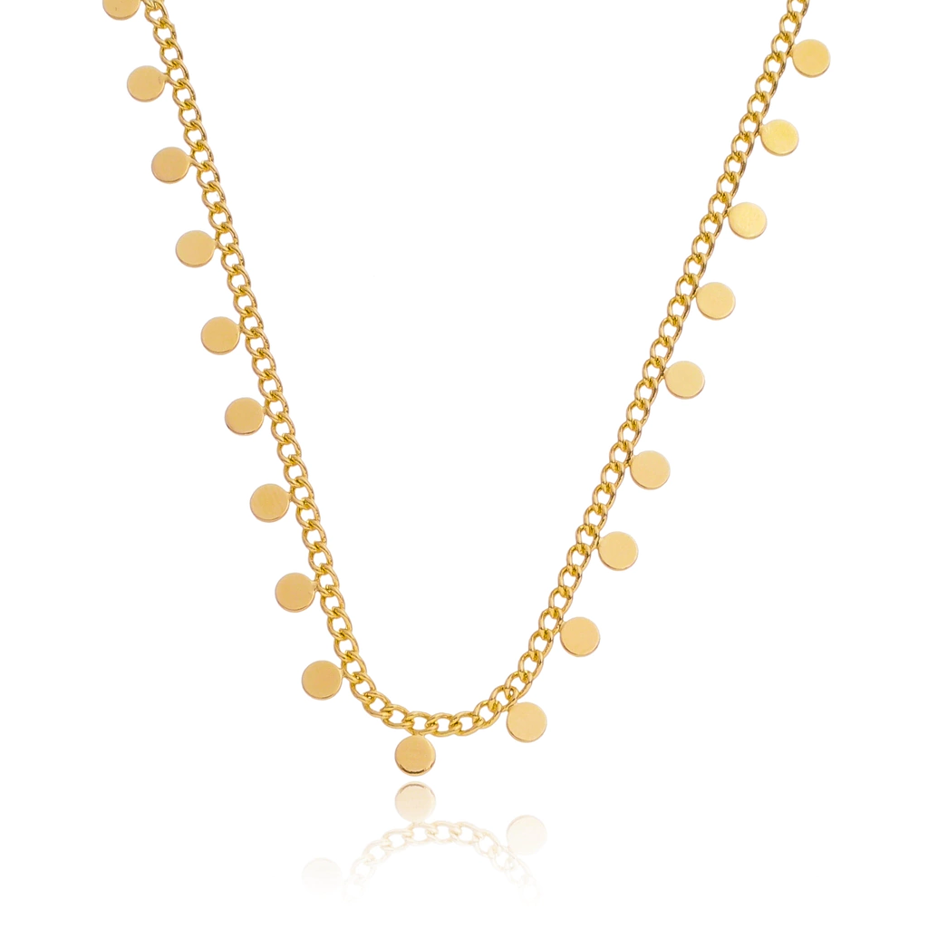 Colar Choker Medalhas