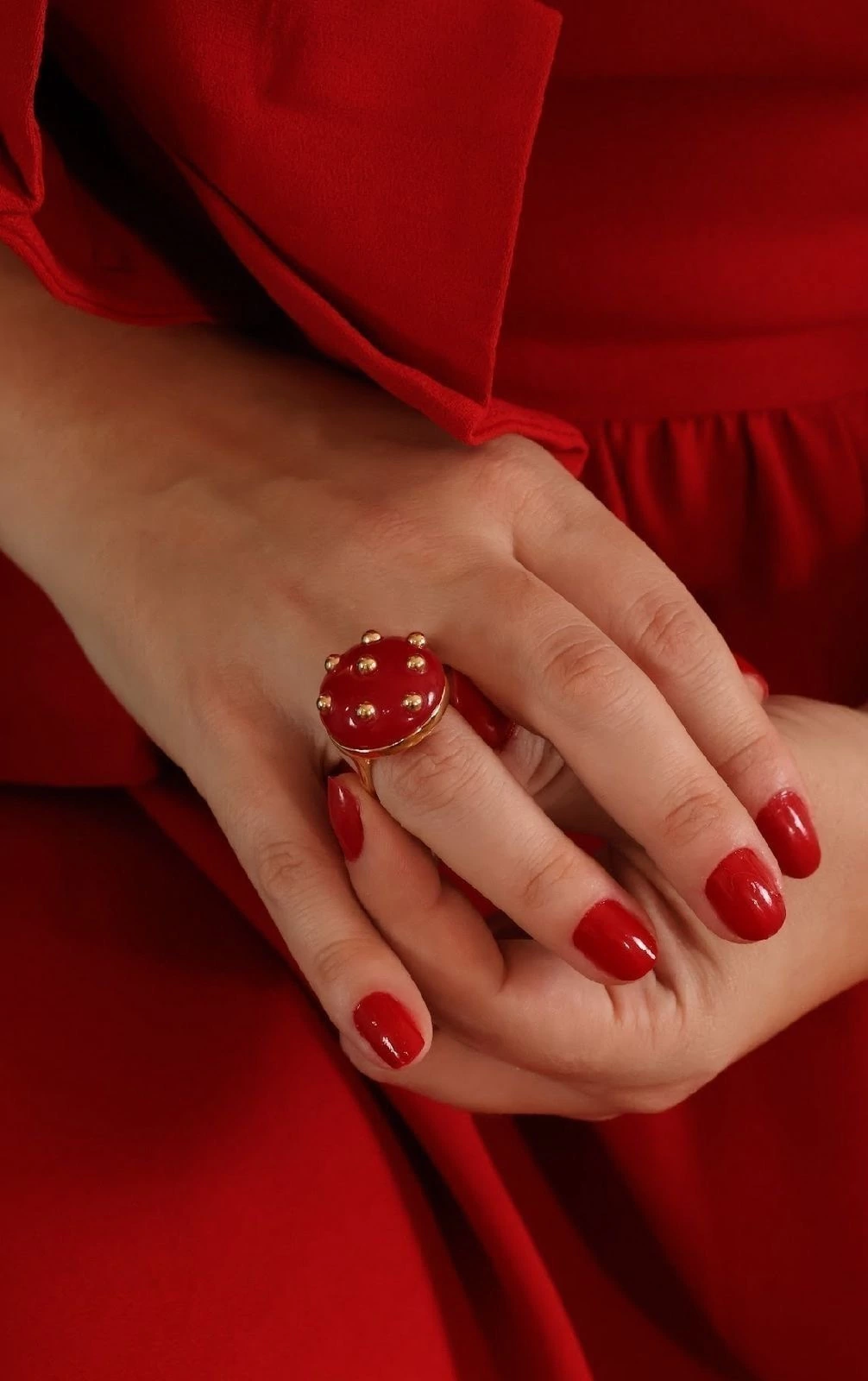 Anel Esferas Colorido