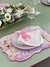 Conjunto Americano Toile de Jouy Rosa - comprar online