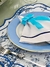 Conjunto Americano Toile de Jouy Azul - Mentah Home