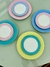 Prato De Sobremesa em Porcelana com Fios em Ouro - loja online