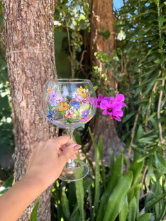 Taça Florais Personalizadas 3 - comprar online