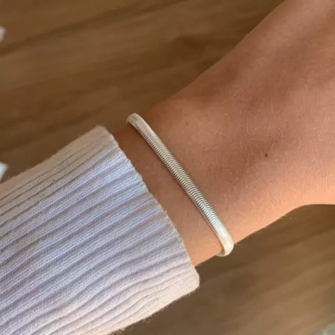 PULSEIRA MALHA BANHO PRATA 925