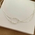 CHOKER DESIGN ENTRELAÇADO BANHO PRATA 925 - comprar online