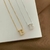 COLAR INICIAL LETRA B BANHO PRATA 925 - comprar online