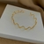 PULSEIRA BRACELETE ARO ZIGZAG BANHO OURO 18K - Acessórios e Semijoias Mia