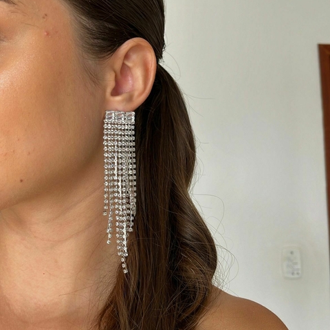 BRINCO FRANJA CELEBRAR BANHO PRATA 925