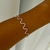 PULSEIRA BRACELETE ARO ZIGZAG BANHO PRATA 925