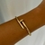 PULSEIRA BRACELETE PREGO BANHO OURO 18K
