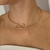 CHOKER ARO AURORA BANHO OURO 18K