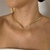 CHOKER ARO V BANHO OURO 18K