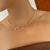 CHOKER ARO AURORA BANHO PRATA 925