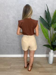 Short Alfaiataria Cinto - loja online