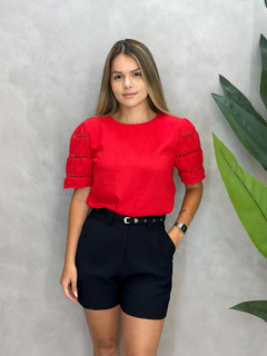 Short Alfaiataria Cinto