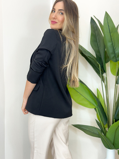 Blazer Lapela Preto - comprar online