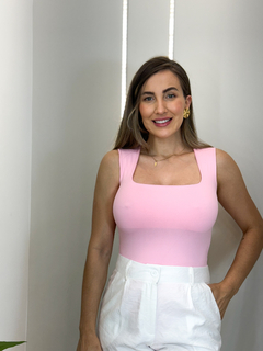 Body Poliamida Quadrado 2 - loja online