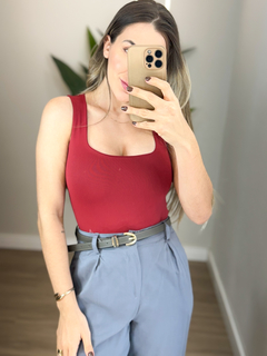 Body Poliamida Quadrado - loja online