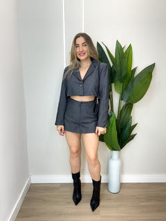 Blazer Risca Giz - loja online