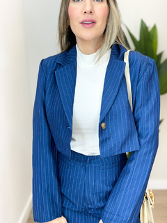 Blazer Risca Giz - loja online
