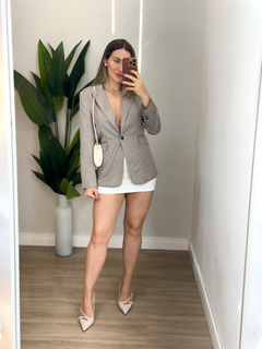 Blazer Risca Giz - comprar online