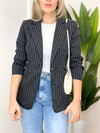 Blazer Risca Giz