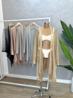 Saída/ Kimono Metalizado - comprar online