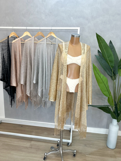 Saída/ Kimono Metalizado - loja online