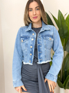 Jaqueta Jeans Strass
