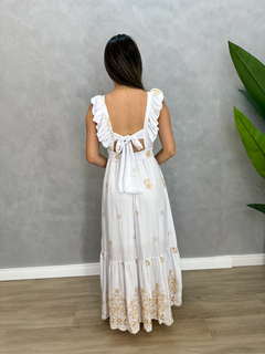 Vestido Suzana Bordado - LojaDtale
