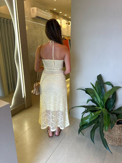 Vestido Tricot Flor - LojaDtale
