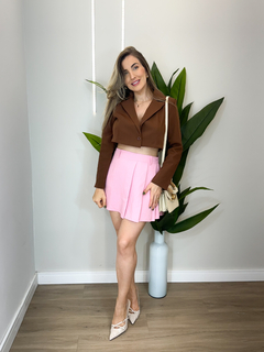 Short Saia Plissado - LojaDtale