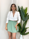 Short Saia Plissado