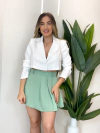 Short Saia Plissado