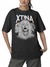 Camiseta Oversized Xtina b&w na internet